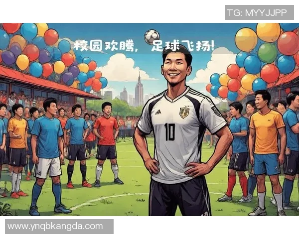 足球明星齐聚一堂动画风格高清合照展现足球魅力与激情